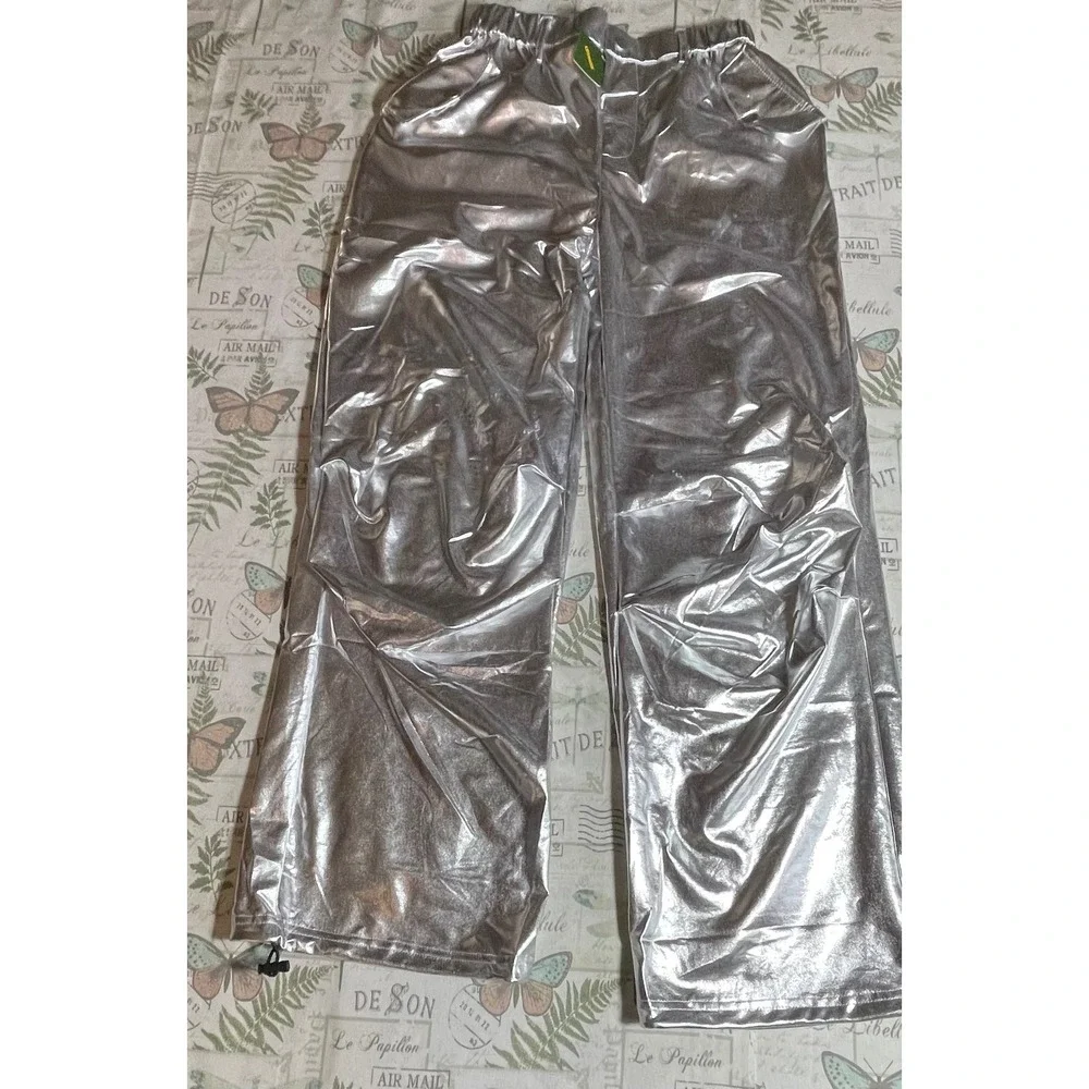 Lolanta silver Elastic Waist Pockets Dance Costume 170cm or 12 years‎